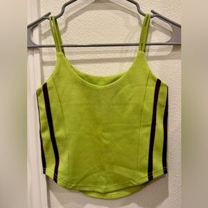 Lime Green Strappy Top